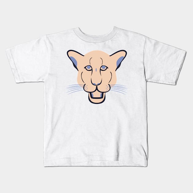 Panther (Ripe) Kids T-Shirt by Cascade Patterns